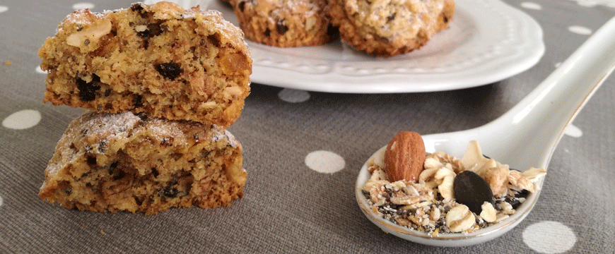 Biscotti morbidi con muesli